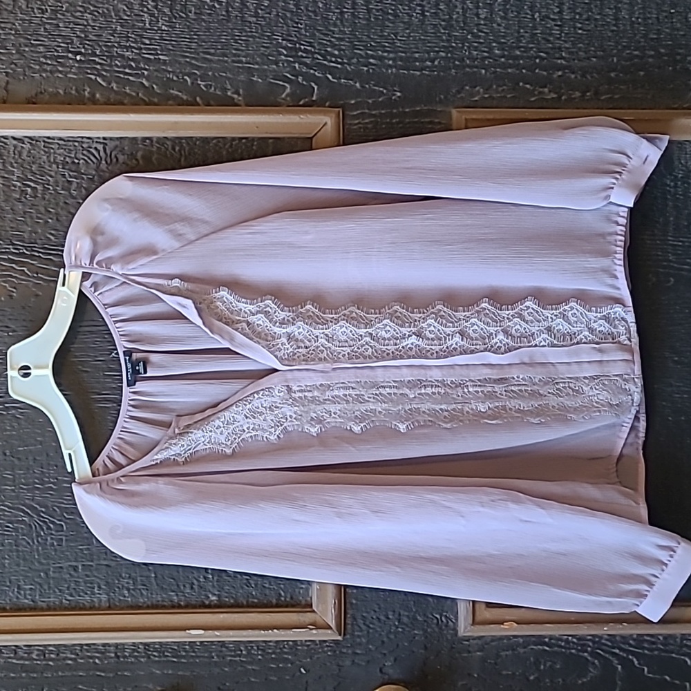 Beautiful somewhat Shear Ann Taylor blouse.